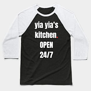 Yia Yia's Kitchen Baseball T-Shirt